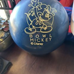 Bowl MICKEY BLUE BOWLING BALL