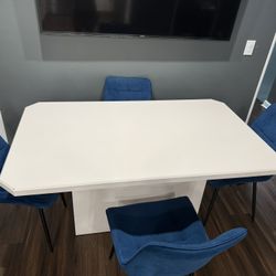 HEAVY DUTY KITCHEN TABLE AND CHAIRS