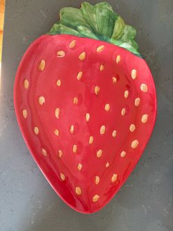 Large Melamine Strawberry Platter