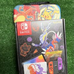 Brand New Nintendo Switch Console with Pokemon Scarlet & Violet Edition Joy-Con OLED Model With Pokémon Case🚨BELOW RETAIL🚨
