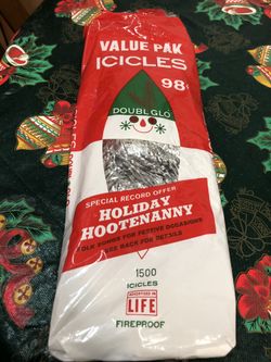 1965 Vintage Christmas icecicles