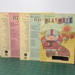 Lot of 3 Vintage Children’s Playmate Magazine - Jan 1978, Feb 1979, Aug-Sep 1979