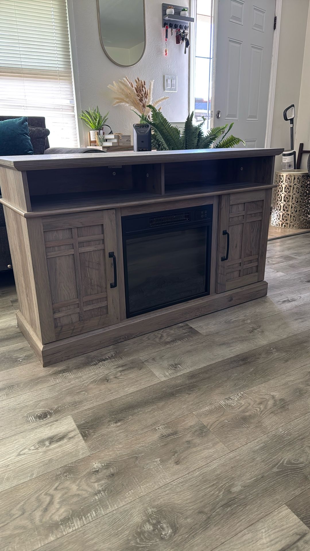 Tv Stand W Electric Fireplace