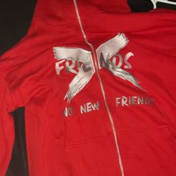 No new friends hoodie L