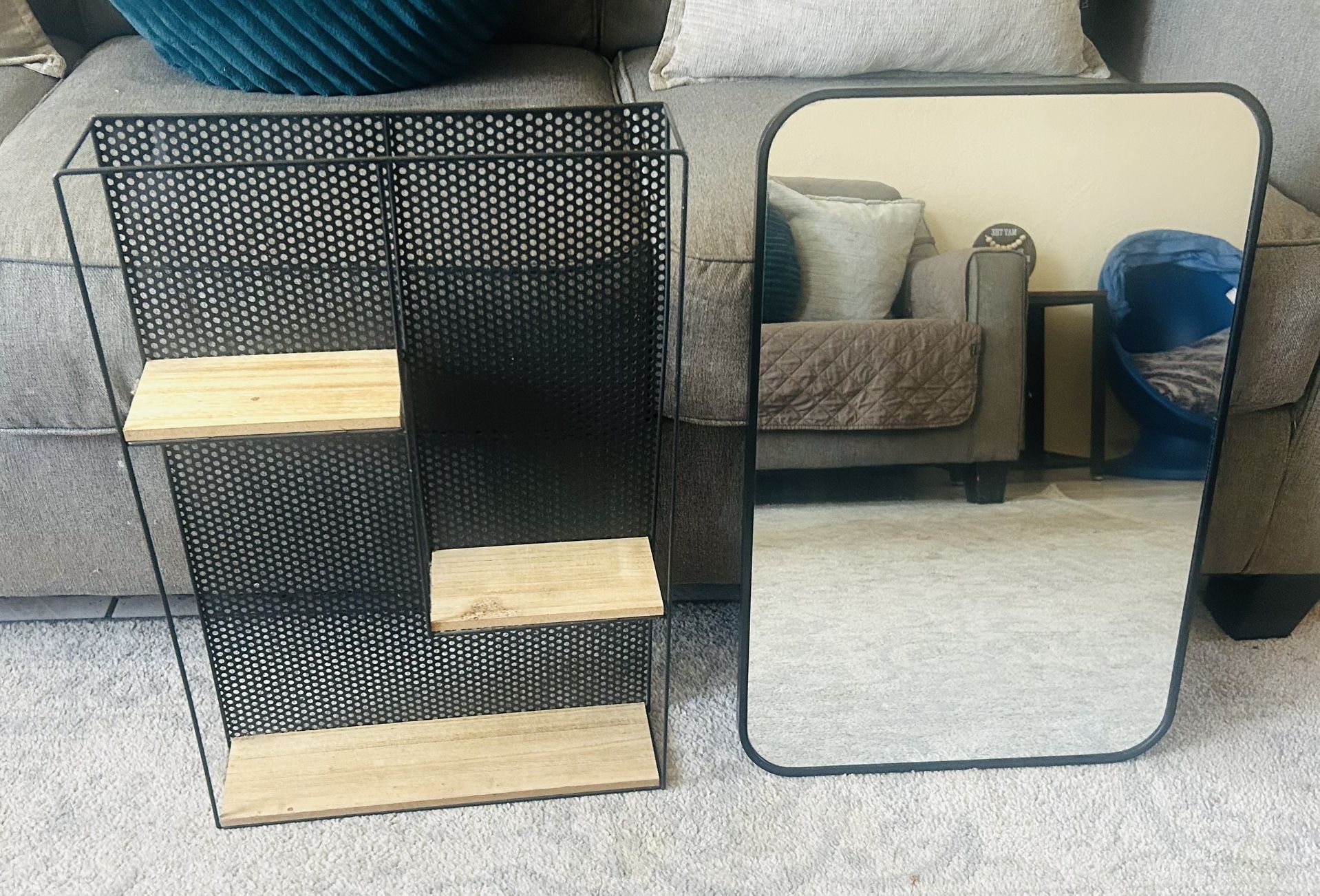 Mirror And Shelf 