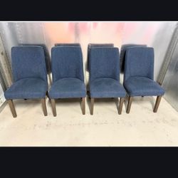 Four Fabric  Dining Chairs.