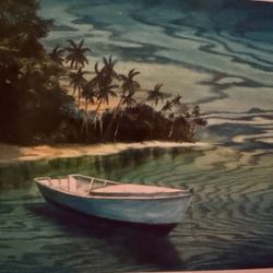 Matt Beyrer, On The Water 23 1/2 X 33 3/4 Lithograph 