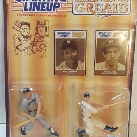New York Yankees Babe Ruth Lou Gehrig Baseball Greats Starting Lineup Figures