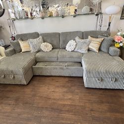 Gray Sectional 