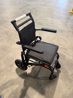 Brand New Folding Wheelchair – Black & Silver Available