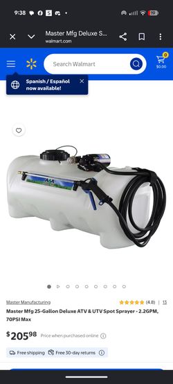 25 gallon sprayer