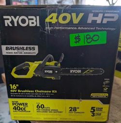 Ryobi 16in Cordless Chainsaw Kit