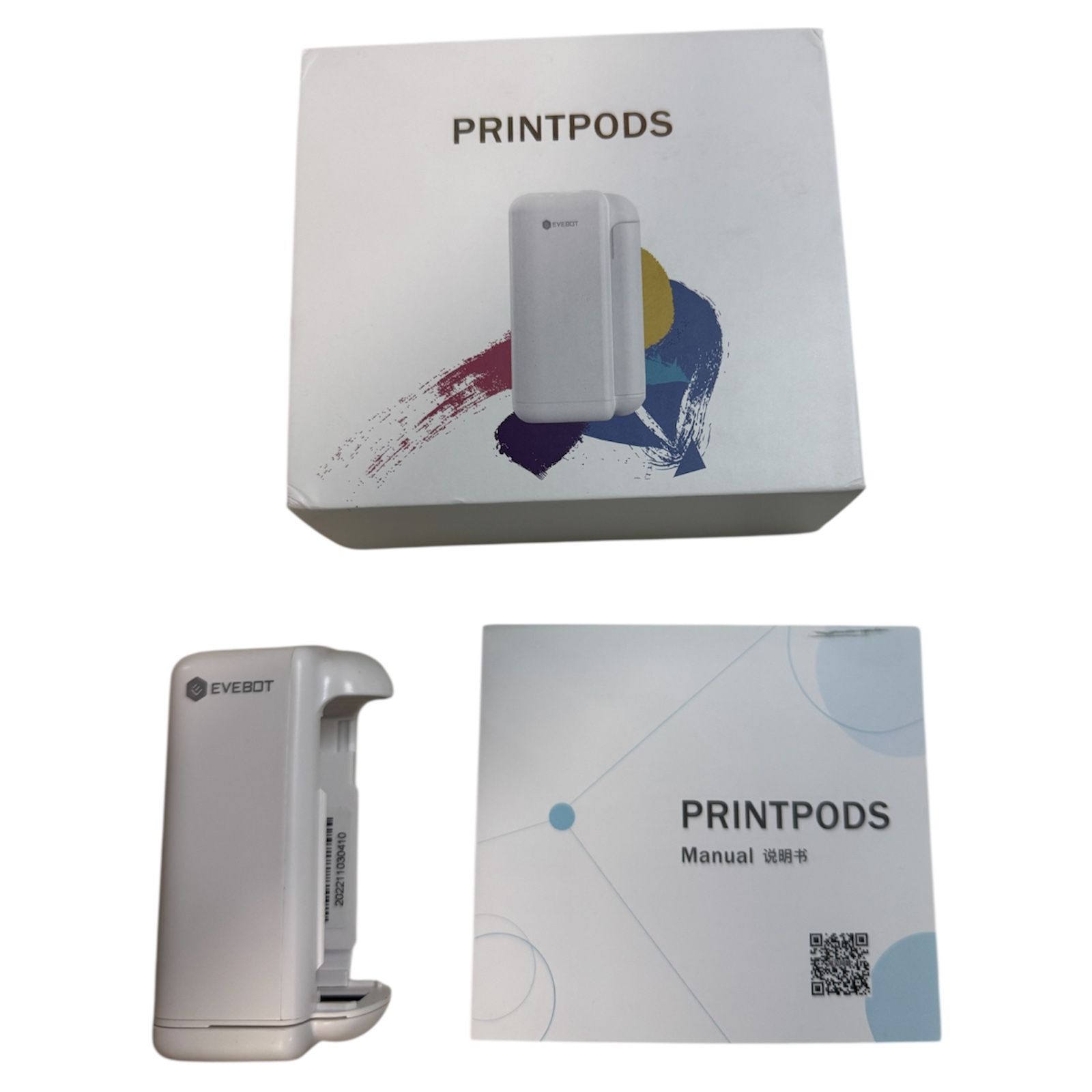Design EVEBOT Printpods Mini Handheld Portable Multi-Function Printers.