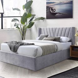 New King Size Platform Bed Frame 