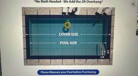Brand new 16x32ft pool cover for inground pool