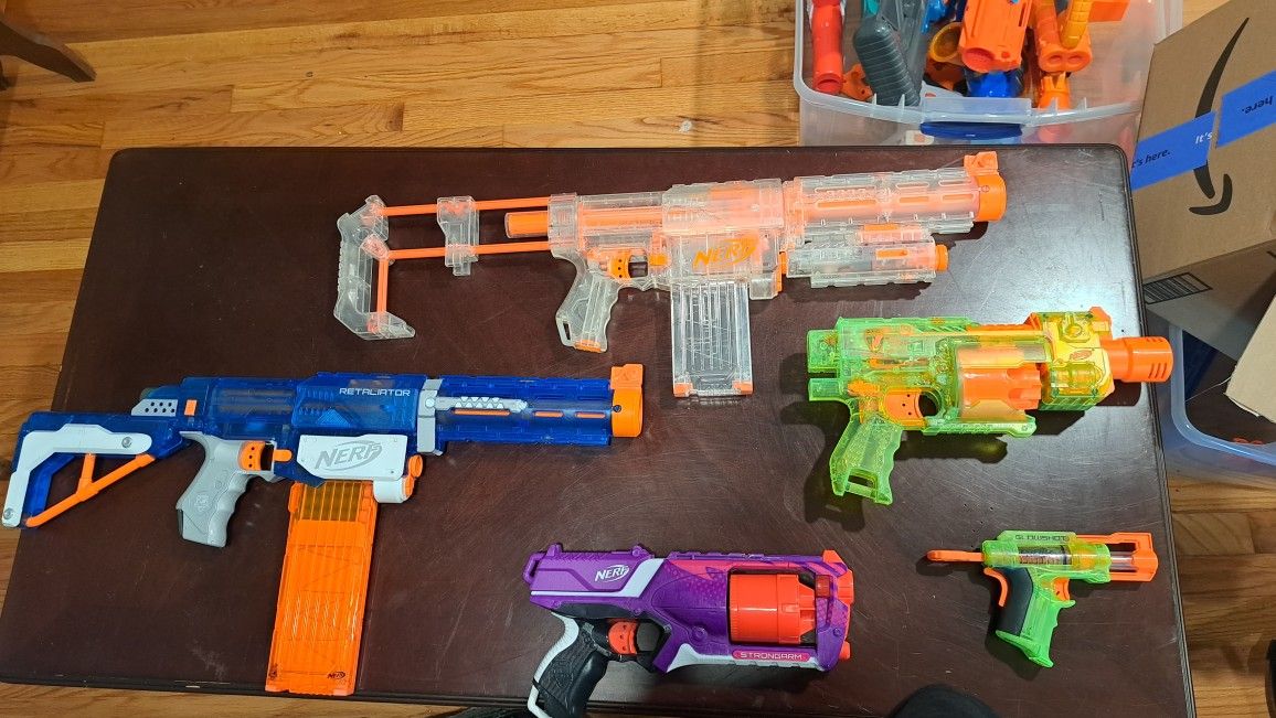 Nerf Sonic Series And Special Editions Lot