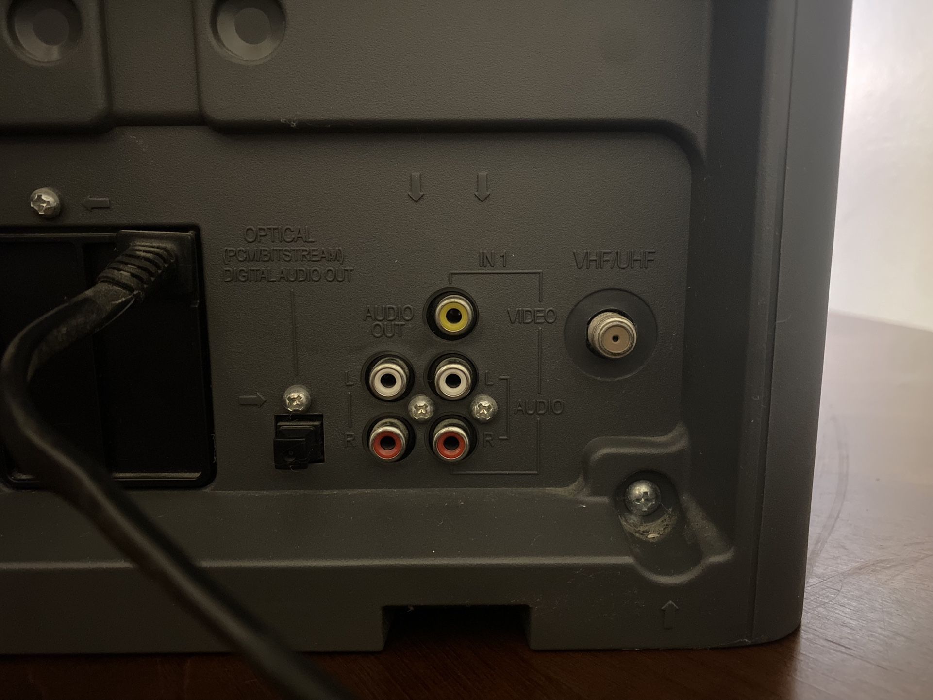 Panasonic Tau 27in CRT TV (PVDF2735) With Built In VHS, DVD Player And