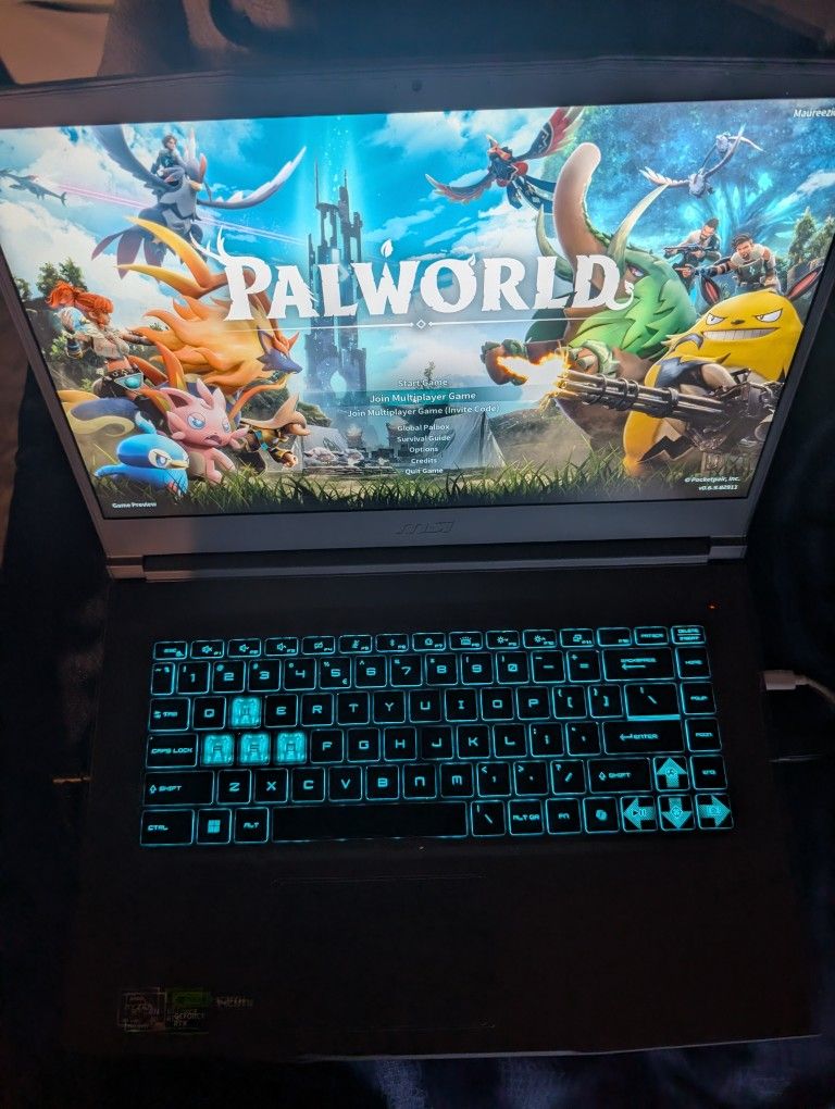 Msi thin 15 Inch 3.3ghz 8gb Of Ram Rtx 4050, 500gb SSD