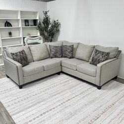 Light Gray Sectional Couch