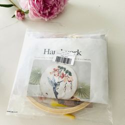 Hummingbird and Flower Embroidery Kit for Adults( Brand New) $7
