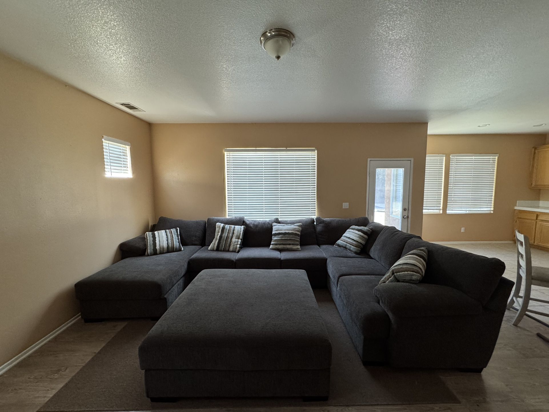 Sofa Chaise Sectional With Ottoman