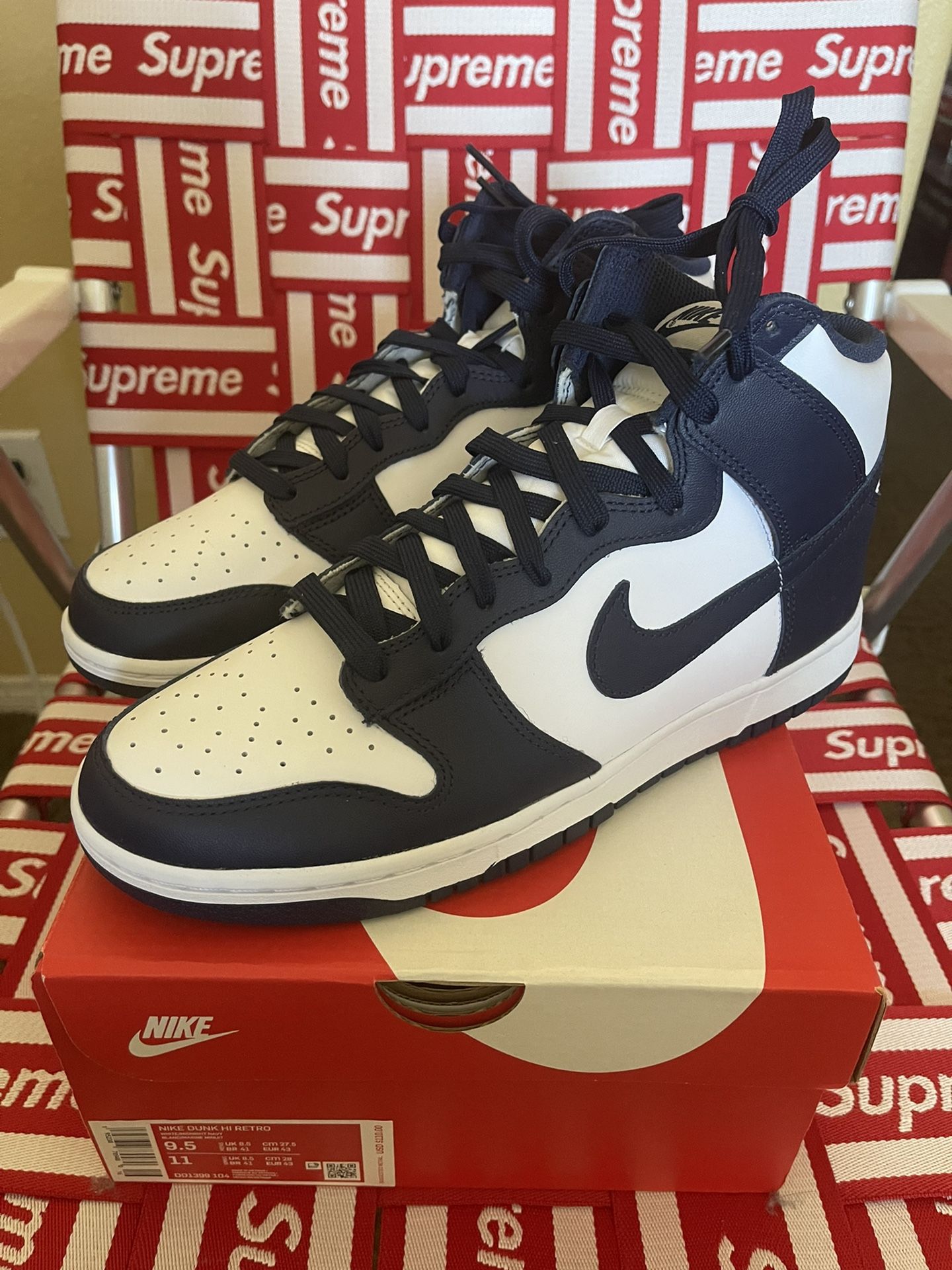 Nike Dunk Championship Navy Size 9.5 - $220
