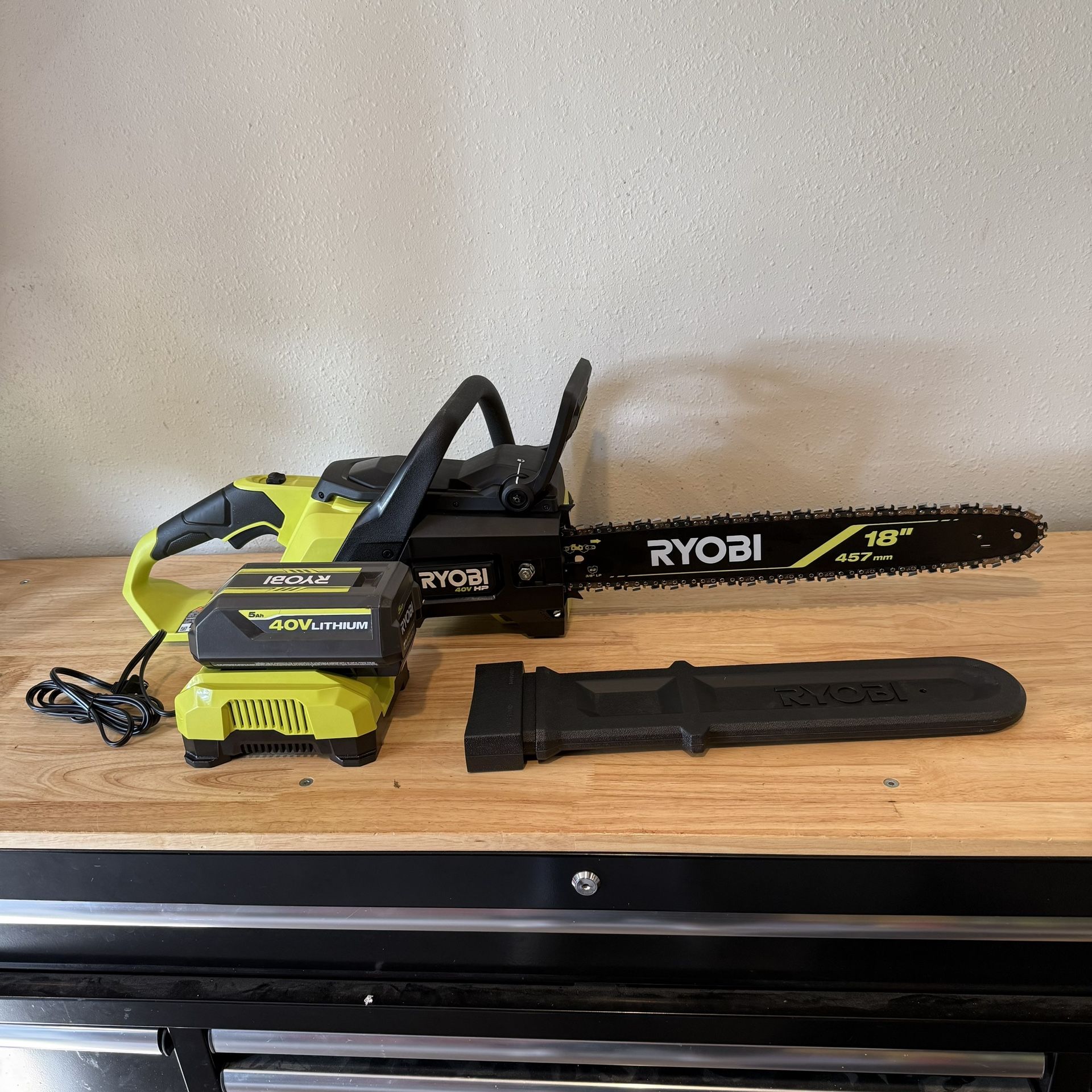 Rubio 40V HP Brushless 18 in. Chainsaw