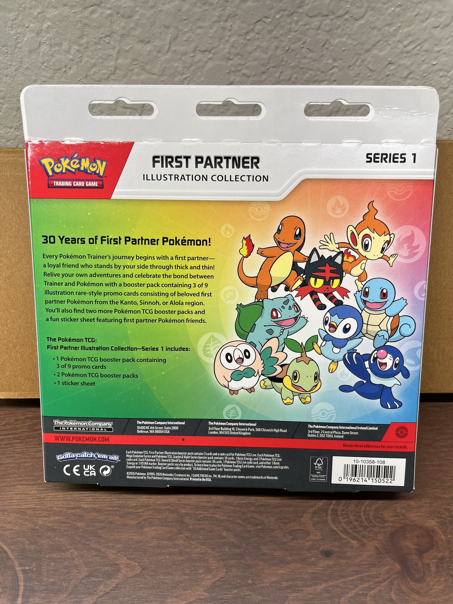 pokemon first partner pack booster packs Pokmon TCG: Illustration CollectionSeries 1 : Toys & Games the promo pack highlights first partner Pokmon from three popular regions Pokmon First Partner Illustration Collection