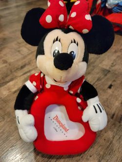 Minnie Mouse Disneyland Photo Frame Plush
