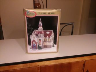  Christmas Lighted House Vintage