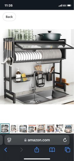 New - Over The Sink Dish Drying Rack