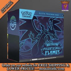 modcastlellc•com — Pokémon - Mega Evolution - Phantasmal Flames Elite Trainer Box