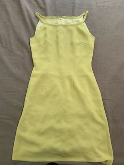 Lime green dress