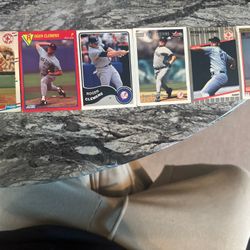 Roger Clemons Baseball Card (red Sox And Yankees)