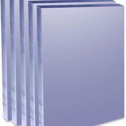 NEW 500 Pack Plastic Binding Covers