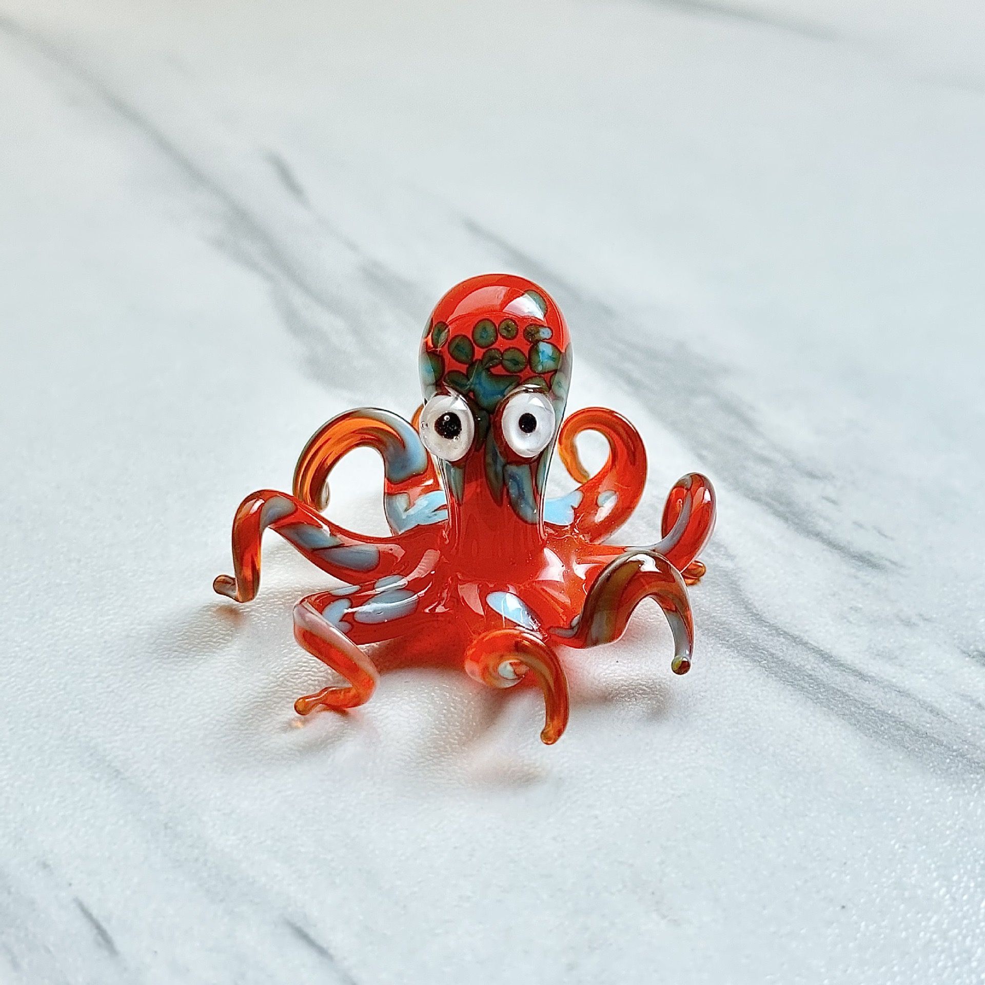 Glass Octopus(Red)