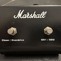 Marshall Clean / Overdrive OD1/OD2 Footswitch Pedal