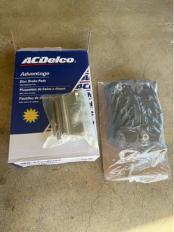 Brake pads and rotors for the front