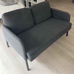 2 Seater Dark Grey Sofa