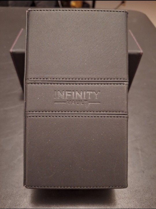 Infinity Vault Deck Box & Dice Holder- Magnetic - Lavender Interior