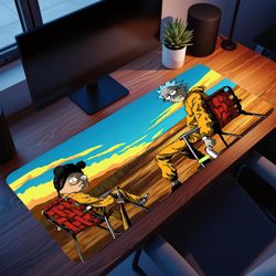 Rick and Morty Breaking Bad Large Desk Mat