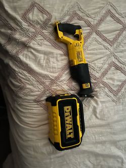 DEWALT SAWZALL AND BLUETOOTH RADIO
