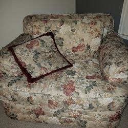 Beautiful Floral Large Chair