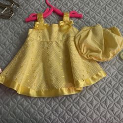 Girls Dress 3-6 Months Gently Used No Stains 
