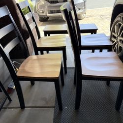 Kitchen Table, Chairs And Bench 