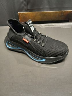 Guyisa Man's Work Shoes Steel Toes Size 8