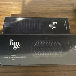 L’Ange Le Vite Ceramic Straightening Brush & Wide Brush 