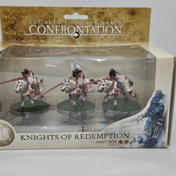 Rackham Confrontation Griffin 3 Mounted Knights of Redemption Cavalry Unit Box 

Griffin army 
3 painted Figurines 

Excellent condition,  appears unu