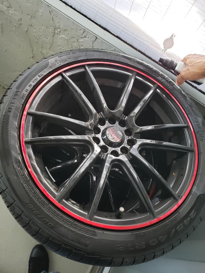 5x112 - 18” Akita racing wheels with tires
