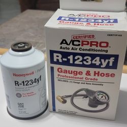 1234 Brand New AC Refilling system and extra bottle